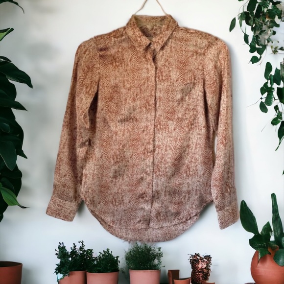 A New Day Snake Print Long Sleeve Blouse - Picture 9 of 14